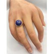 Bague ajustable Nuit Éblouissante en pierre bleu nuit et argent 925 Bague ajustable Nuit Éblouissante en pierre bleu nuit et argent 925