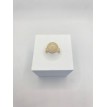 Bague Lumière ajustable en pierre blanche – Acier inoxydable doré Bague Lumière ajustable en pierre blanche – Acier inoxydable doré