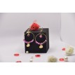 Douceur de Perles – Boucles d’oreilles créoles perlées avec pendentif perle rose et cœur doré Douceur de Perles – Boucles d’oreilles créoles perlées avec pendentif perle rose et cœur doré