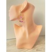 Éclat de Violette et Neige – Créoles perles violettes et pendentif perle blanche,acier inoxydable Éclat de Violette et Neige – Créoles perles violettes et pendentif perle blanche,acier inoxydable