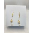 Douceur d’Amour – Boucles d’oreilles pendantes cœur et perles en acier inoxydable doré Douceur d’Amour – Boucles d’oreilles pendantes cœur et perles en acier inoxydable doré