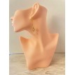 Douceur d’Amour – Boucles d’oreilles pendantes cœur et perles en acier inoxydable doré Douceur d’Amour – Boucles d’oreilles pendantes cœur et perles en acier inoxydable doré