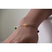 Bracelet Raiponce en or et argent – Bijou artisanal féerique inspiré des contes de fées Bracelet Raiponce en or et argent – Bijou artisanal féerique inspiré des contes de fées