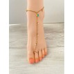 Océane – Bijou de pied avec pierre bleue et perle élégante pour un style estival raffiné Océane – Bijou de pied avec pierre bleue et perle élégante pour un style estival raffiné