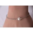 Bracelet Neptune en argent 925 avec perles blanches et bleutées – Élégance marine et intemporelle Bracelet Neptune en argent 925 avec perles blanches et bleutées – Élégance marine et intemporelle