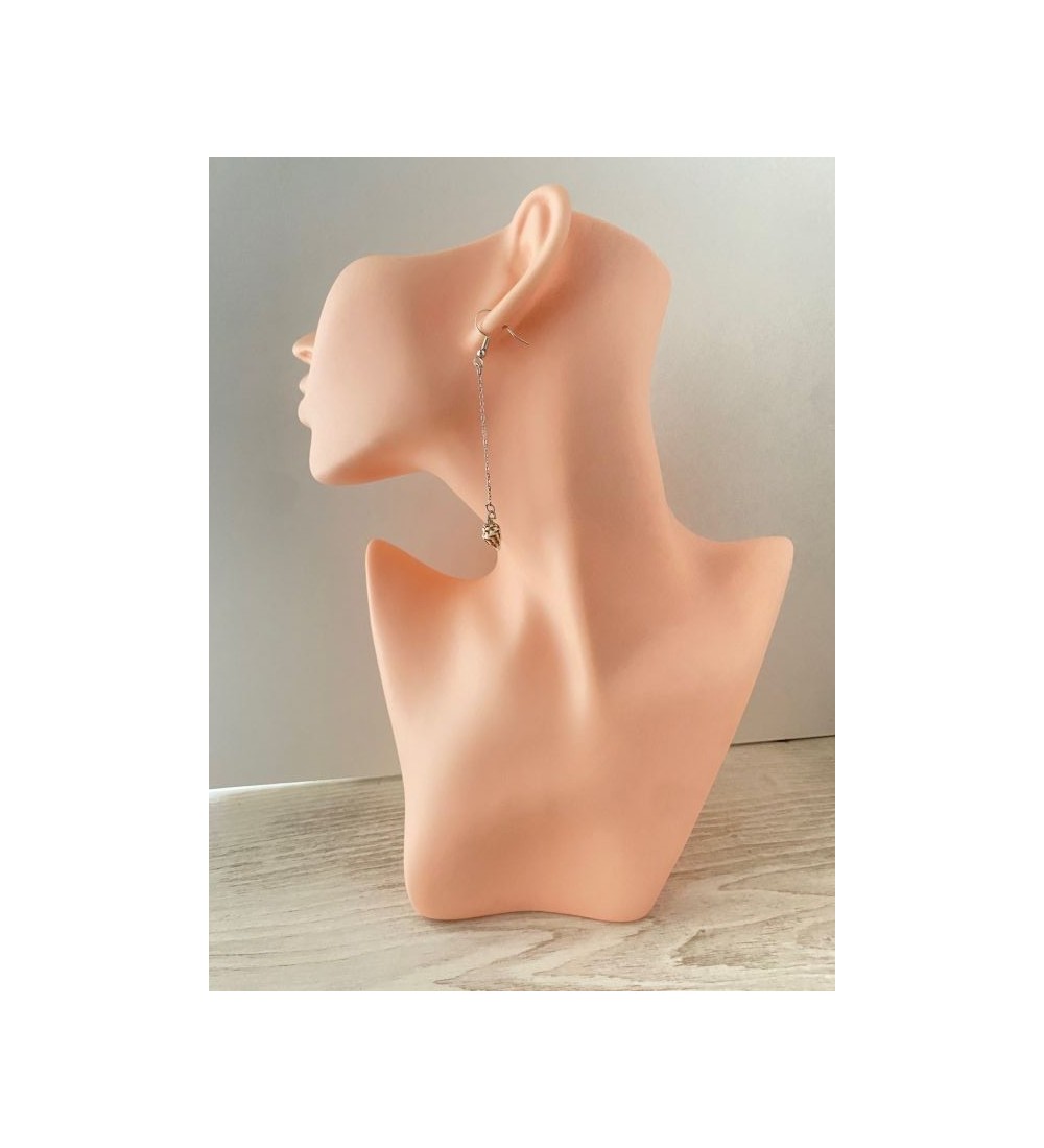 Boucles d'oreilles coquillage en argent 925 élégantes