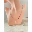 Rose et Bleu – Collier bicolore avec perles bleu azur et rose et pendentif hippocampe élégant Rose et Bleu – Collier bicolore avec perles bleu azur et rose et pendentif hippocampe élégant