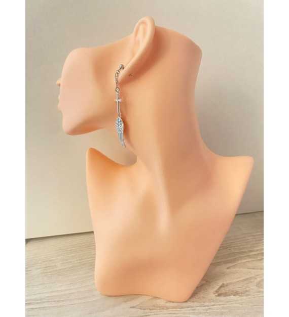 Boucles d’oreilles argent 925 – Aile d’Ange – AU2Bijoux