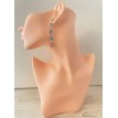 Bijoux Fatma – Boucles d’oreilles pendantes en argent 925 avec pierre bleue et strass scintillants Bijoux Fatma – Boucles d’oreilles pendantes en argent 925 avec pierre bleue et strass scintillants