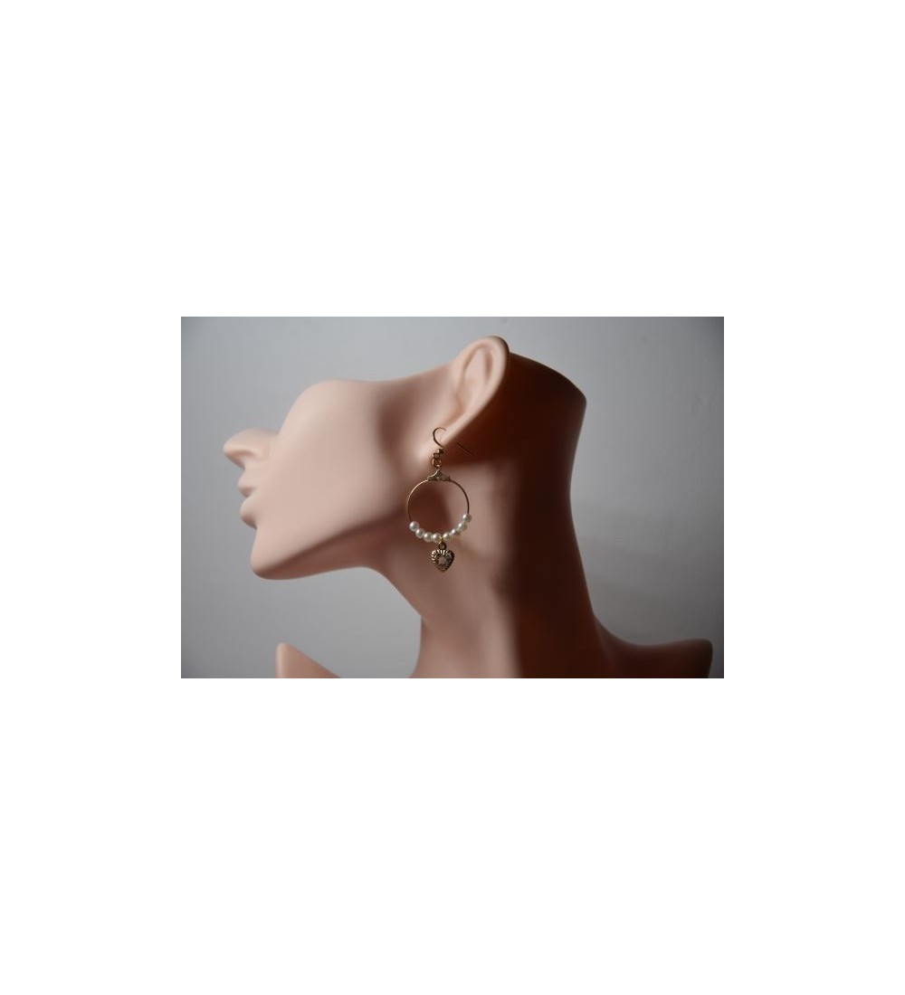 boucles d'oreilles créoles  Essence de câlin