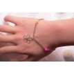 Joie Argent – Bracelet ajustable perles jaunes et fuchsia en acier inoxydable argent Joie Argent – Bracelet ajustable perles jaunes et fuchsia en acier inoxydable argent
