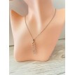 Main de Lumière – Collier en argent 925 avec pendentif trio de cœurs et main de Fatma  Main de Lumière – Collier en argent 925 avec pendentif trio de cœurs et main de Fatma