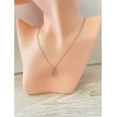 Main de Sagesse – Collier en acier inoxydable plaqué argent 925 avec pendentif lune et main de Fatma Main de Sagesse – Collier en acier inoxydable plaqué argent 925 avec pendentif lune et main de Fatma