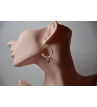 boucles d'oreilles créoles  Essence de câlin