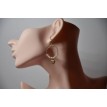 Essence de Câlin – Boucles d’oreilles pendantes en acier inoxydable plaqué or 24K perles nacrées  Essence de Câlin – Boucles d’oreilles pendantes en acier inoxydable plaqué or 24K perles nacrées