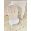 Élégance Fatma – Boucles d’oreilles pendantes plaqué or 24 K avec main de Fatma  Élégance Fatma – Boucles d’oreilles pendantes plaqué or 24 K avec main de Fatma
