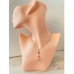 Éclat de Fatma – Collier en acier inoxydable plaqué argent 925 avec pierre rose et main de Fatma Éclat de Fatma – Collier en acier inoxydable plaqué argent 925 avec pierre rose et main de Fatma