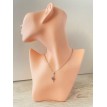 Messager – Collier en chaîne argent 925 avec pendentif enveloppe et croix en strass rouge Messager – Collier en chaîne argent 925 avec pendentif enveloppe et croix en strass rouge