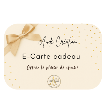 Carte cadeau Aude Création – Offrez le bijou parfait