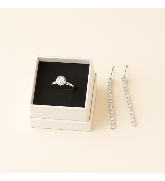 Parures Strass Argentés – 2 bijoux