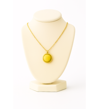 Médaillon couleur plaqué or 24K – Bijou photo