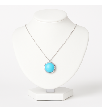 Médaillon couleur argent 925 – Bijou photo personnalisé élégant