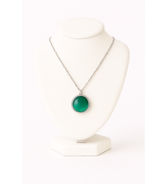 Médaillon couleur argent 925 – Bijou photo personnalisé élégant