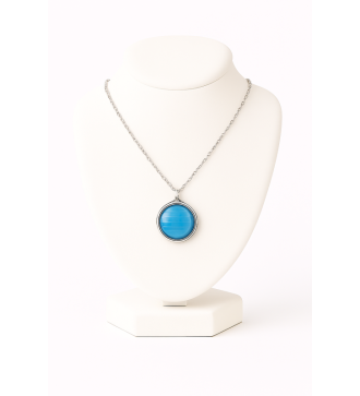 Médaillon couleur argent 925 – Bijou photo personnalisé élégant