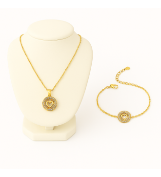 Parure bijoux dorés – Collection Or & Argent – AU2Bijoux