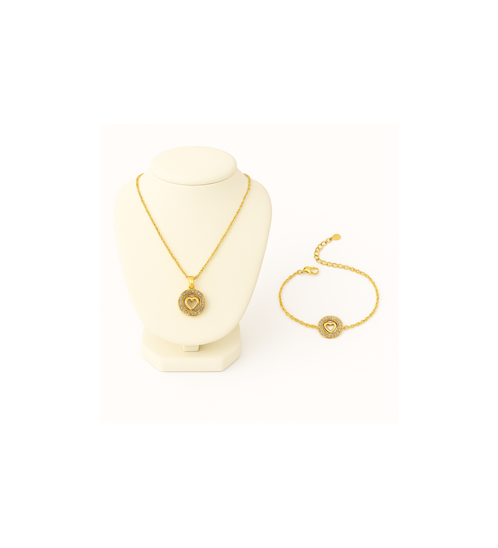 Parure bijoux dorés – Collection Or & Argent – AU2Bijoux