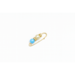Broche arcenperles – Élégance dorée et éclats colorés Broche arcenperles – Élégance dorée et éclats colorés