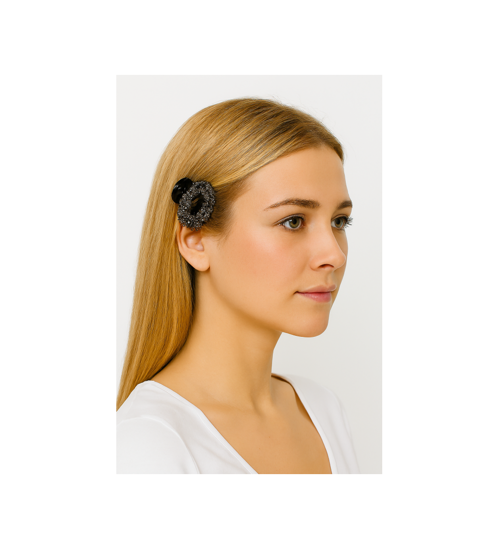 Glitter Chic – Pince à Cheveux Scintillante en Strass pour un Look Chic et Élégant Glitter Chic – Pince à Cheveux Scintillante en Strass pour un Look Chic et Élégant