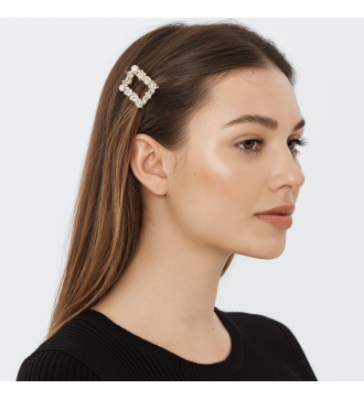Rectangles d’Élégance – Lot de 3 Pinces Bijou