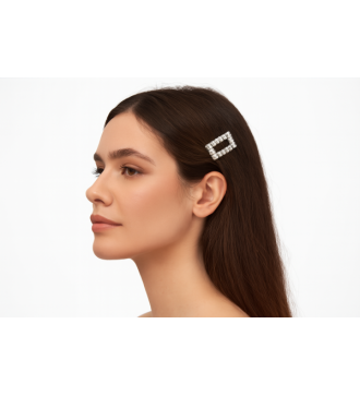 Rectangles d’Élégance – Lot de 3 Pinces Bijou