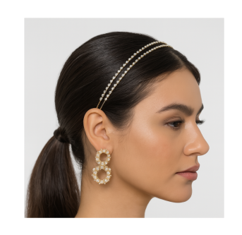 Serretête Royal | Accessoire cheveux doré ou argenté – AU2Bijoux