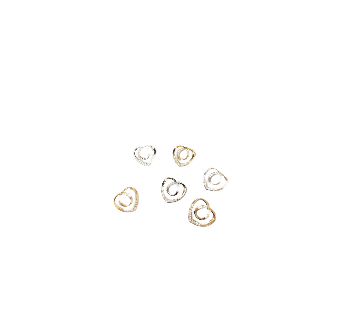 Broche cœurs entrelacés – strass romantique AU2Bijoux
