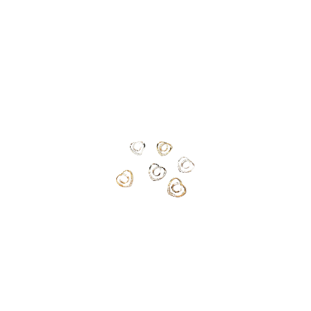 Broche cœurs entrelacés – strass romantique AU2Bijoux