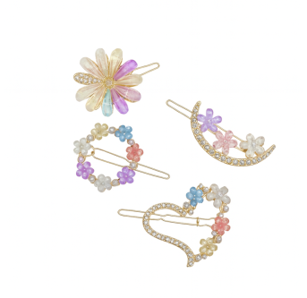 Barrette - Couronne de Saisons élégance florale