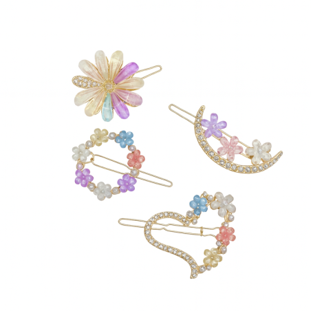 Barrette - Couronne de Saisons élégance florale