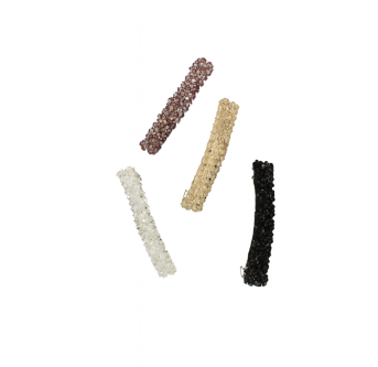 Cristaux d instant - Barrette bijou en perles