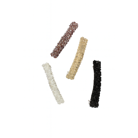 Cristaux d instant - Barrette bijou en perles
