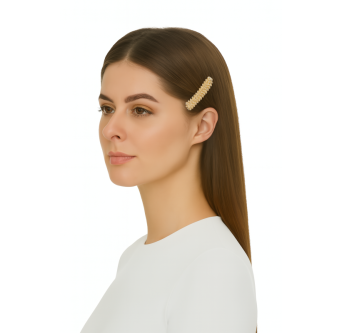 Cristaux d Instant – Barrette bijou en perles facettées