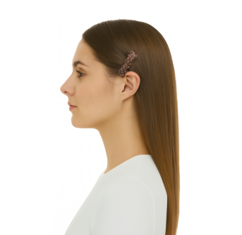 Cristaux d Instant – Barrette bijou en perles facettées
