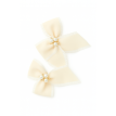 Barrettes nœud perlé – Collection Duo Pastel Luxe Barrettes nœud perlé – Collection Duo Pastel Luxe