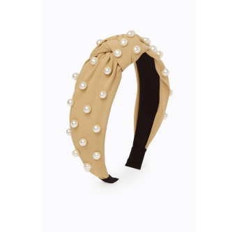 Serre-tête Couronne Pastel Perlé – Accessoire cheveux élégant