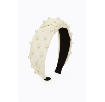 Serre-tête Couronne Pastel Perlé – Accessoire cheveux élégant