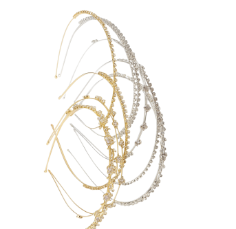 Serre-tête bijou doré – Serre-tête Royal – AU2Bijoux