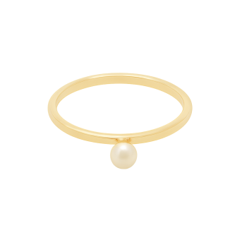 Bague Solitaire en plaqué or 24K – Bijou raffiné AU2Bijoux