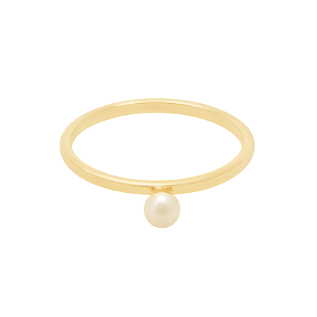 Bague Solitaire en plaqué or 24K – Bijou raffiné AU2Bijoux