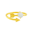 Bague cupidon plaqué or 24K – Élégance artisanale AU2Bijoux
